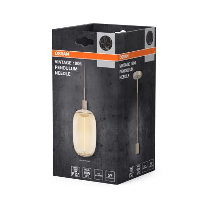 Osram - Napajalni kabel PENDULUM NEEDLE 1xE27/15W/230V bež