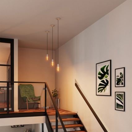 Osram - Napajalni kabel PENDULUM ROUND 1xE27/15W/230V sijajni krom