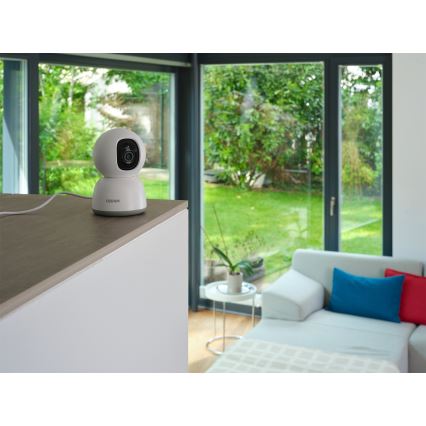 Osram - Pametna notranja kamera 360° s 2K senzorjem SMART+ 230V Wi-Fi