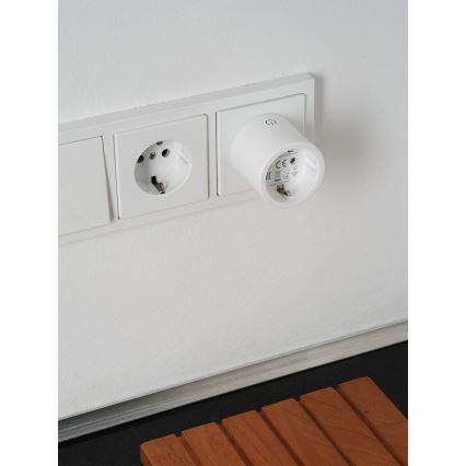 Osram - Pametna vtičnica SMART+ MATTER SCHUKO 2300W/230V/10A Wi-Fi bela