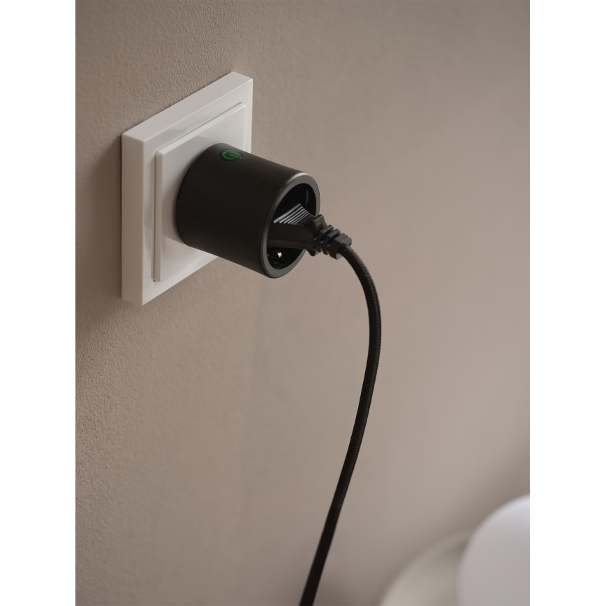 Osram - Pametna vtičnica SMART+ SCHUKO 2300W/230V/10A črna