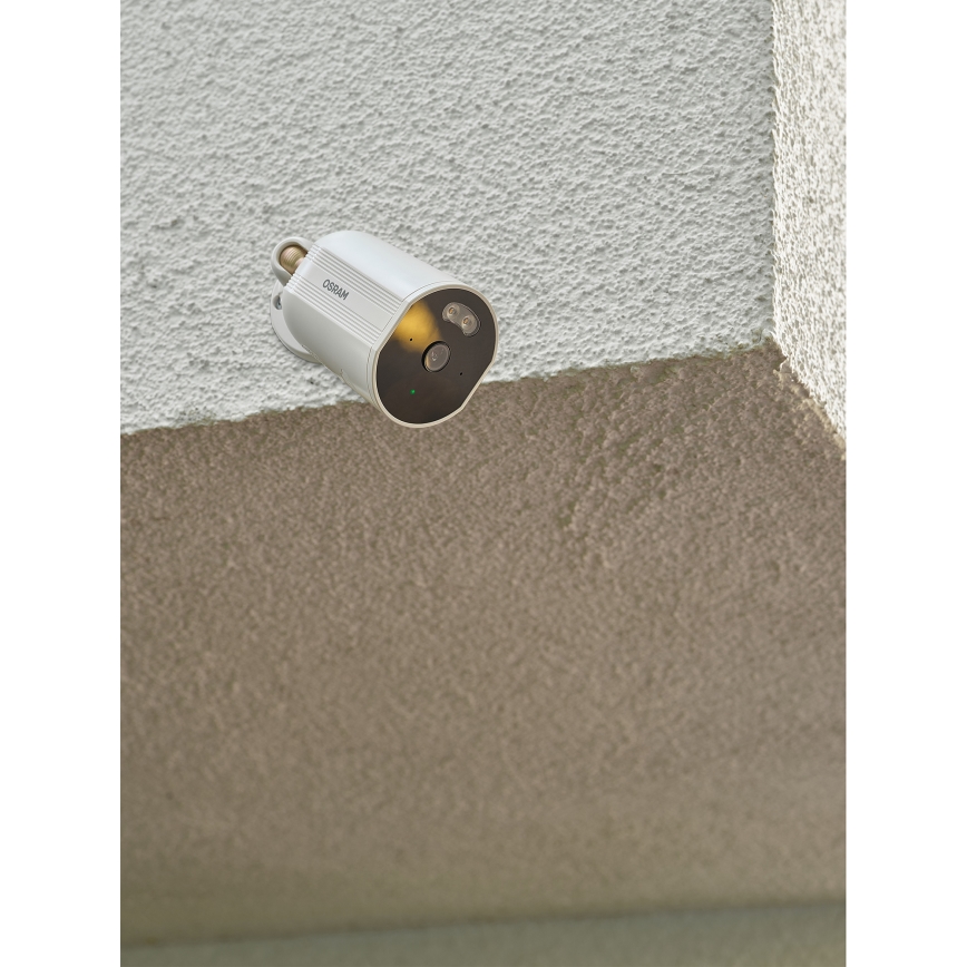 Osram - Pametna zunanja kamera s senzorjem 2K SMART+ 230V IP67 Wi-Fi