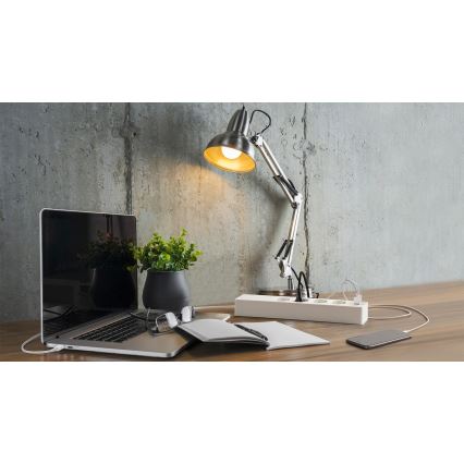 Osram - Podaljšek SMART+ 4Z tip F + 2xUSB-A + 2xUSB-C Wi-Fi