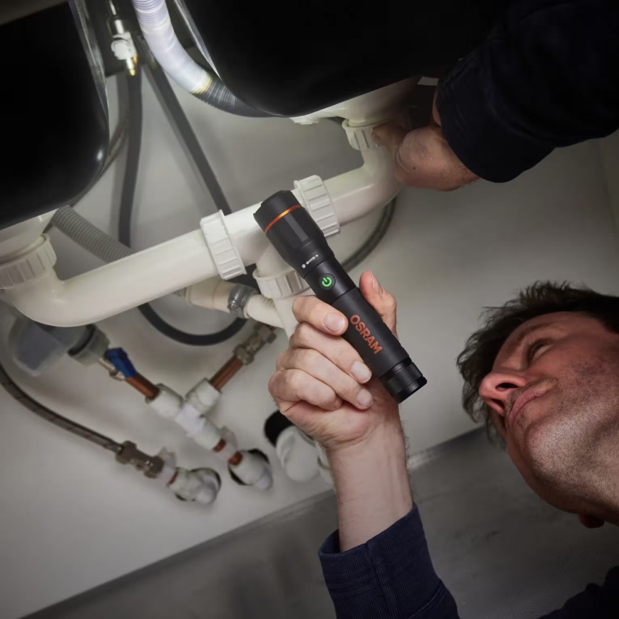 Osram - LED polnilna svetilka z zatemnitvijo LEDINSPECT PRO TORCH 1200 LED/13W/3,6V 4000 mAh IP44