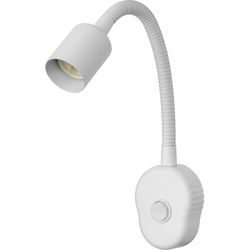 Osram - Prilagodljiva stenska svetilka PLUG TUBE FLEX 1xGU10/5W/230V bela