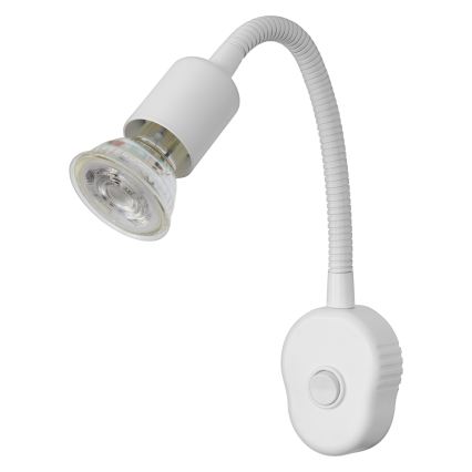 Osram - Prilagodljiva stenska svetilka PLUG TUBE FLEX 1xGU10/5W/230V bela