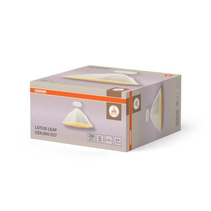 Osram - Pritrjen stropni lestenec LOTUS LEAF 1xE27/9W/230V premer 39,6 cm