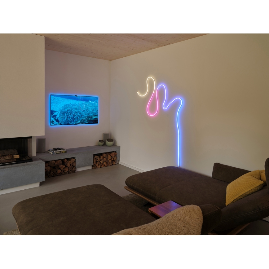 Osram - LED RGB zatemnjevalni zunanji trak SMART+ MAGIC 5m LED/24W/230V IP44 Wi-Fi+ daljinski upravljalnik