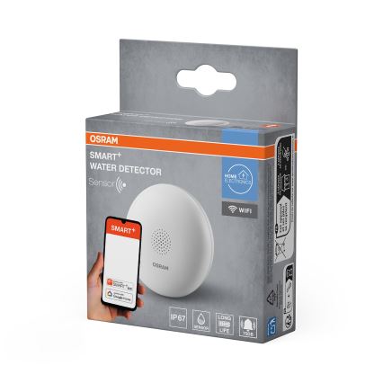 Osram - SMART+ senzor puščanja vode, 3 V, Wi-Fi, IP67, 1400 mAh