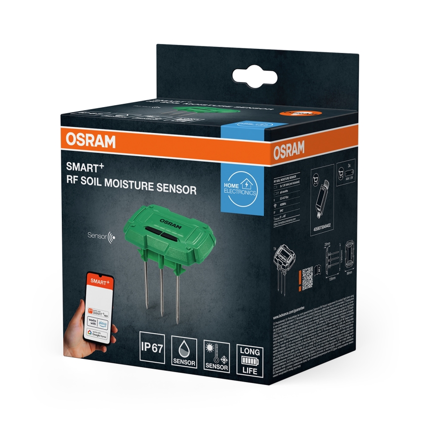 Osram - SMART+ senzor vlažnosti tal in temperature 3xAAA IP67 Wi-Fi