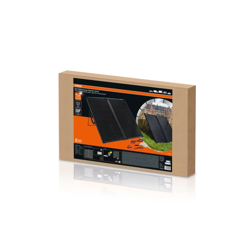 Osram - Sončni panel za samostojno polnjenje BATTERY CHARGE SOLAR 100W IP65