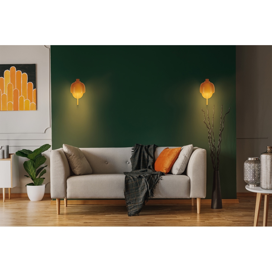 Osram - Stenska svetilka DECOR COROLLE 1xG9/20W/230V oranžna