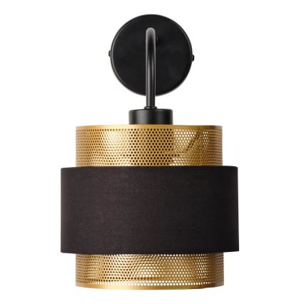 Osram - Stenska svetilka DECOR HORNET 1xE27/10W/230V črna/zlata