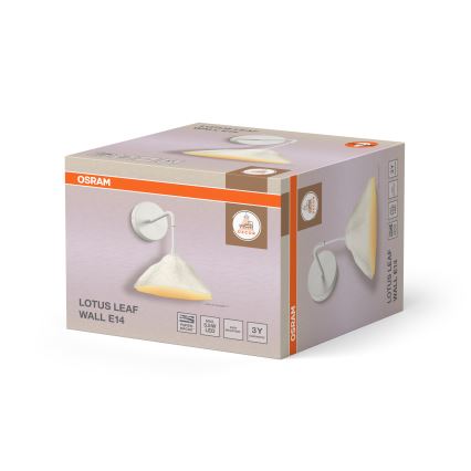 Osram - Stenska svetilka LOTUS LEAF 1xE14/5,5W/230V