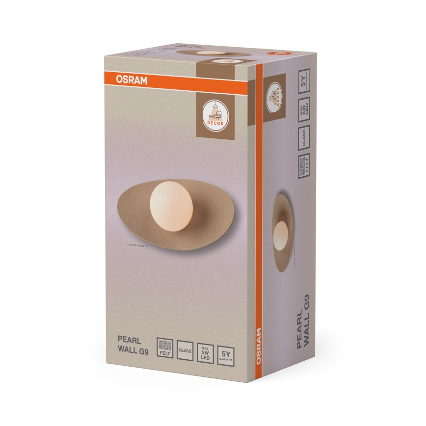 Osram - Stensko svetilo DECOR PEARL 1xG9/5W/230V bež