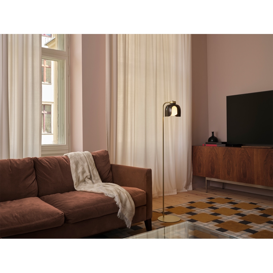 Osram - stoječa svetilka DECOR COROLLE 1xE27/15W/230V črna/zlata