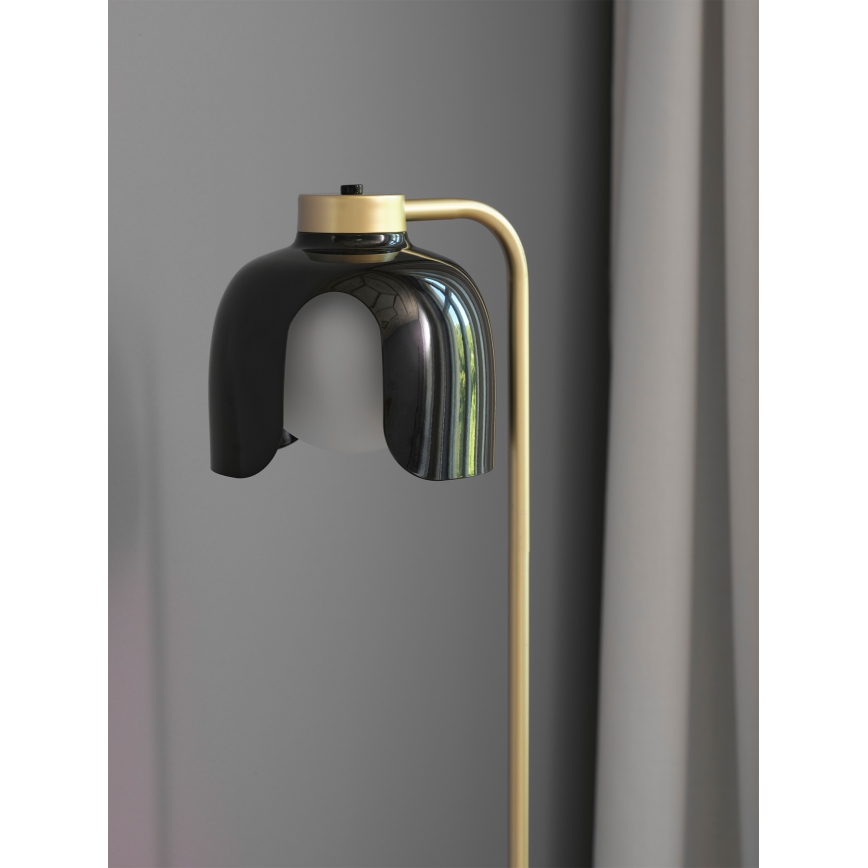 Osram - stoječa svetilka DECOR COROLLE 1xE27/15W/230V črna/zlata