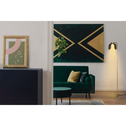 Osram - stoječa svetilka DECOR COROLLE 1xE27/15W/230V črna/zlata