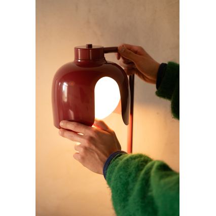 Osram - Stojna svetilka DECOR COROLLE 1xE27/15W/230V rdeča