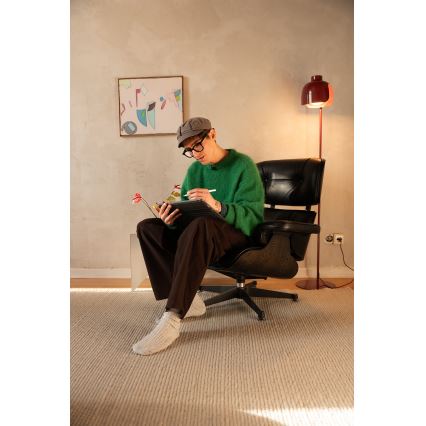 Osram - Stojna svetilka DECOR COROLLE 1xE27/15W/230V rdeča