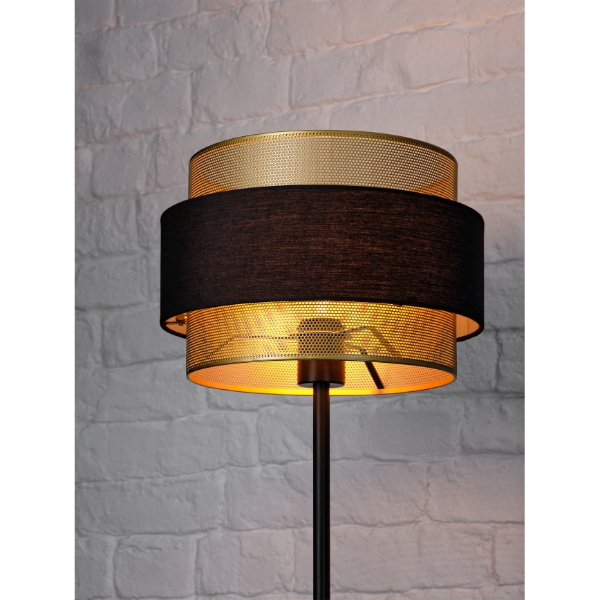 Osram - Stojna svetilka DECOR HORNET 1xE27/10W/230V črna/zlata