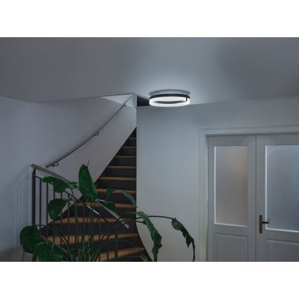 Osram - LED stropna svetilka DECOR CIRCLE LED/25W/230V 3000/4000/6500K premer 40 cm črna/bela
