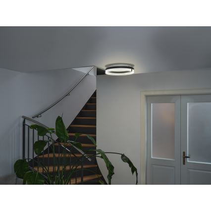 Osram - LED stropna svetilka DECOR CIRCLE LED/25W/230V 3000/4000/6500K premer 40 cm črna/bela