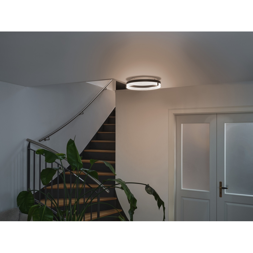 Osram - LED stropna svetilka DECOR CIRCLE LED/25W/230V 3000/4000/6500K premer 40 cm črna/bela