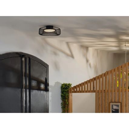 Osram - stropna LED svetilka DECOR MESH, 18,5 W, 230 V, Ø 30 cm, črna