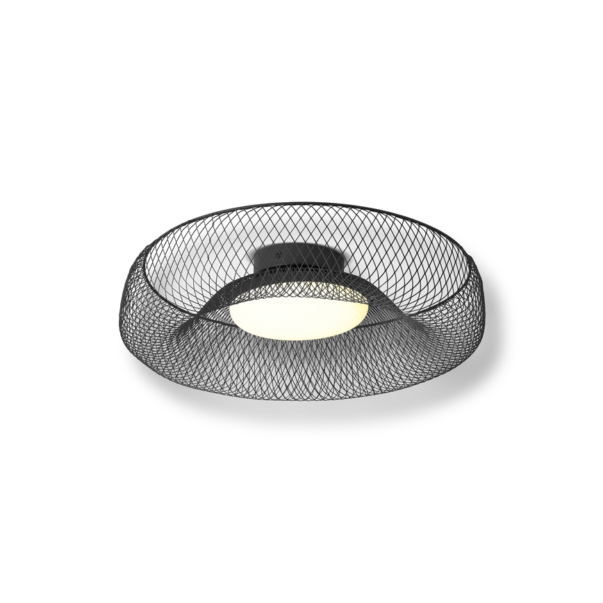Osram - stropna LED svetilka DECOR MESH, 18,5 W, 230 V, Ø 30 cm, črna