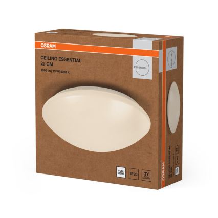 Osram - stropna LED svetilka ESSENTIAL, 13 W, 230 V, 4000 K, premer 25 cm
