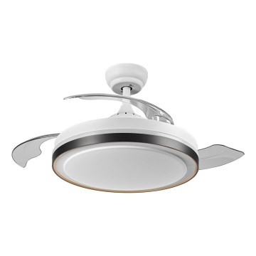 Osram - Stropna LED svetilka z ventilatorjem CEILING FAN LED/66W/230V 3000/4000/6500K bela + daljinski upravljalnik