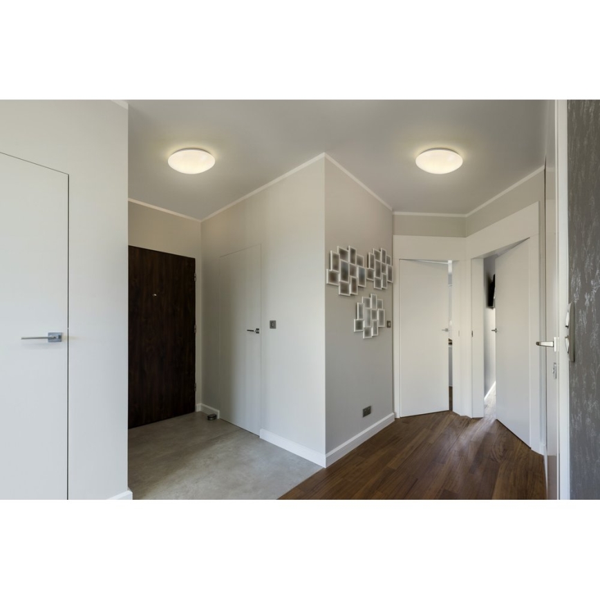 Osram - stropna svetilka CEILING ESSENTIAL 2xE27/25W/230V Ø 35 cm bela