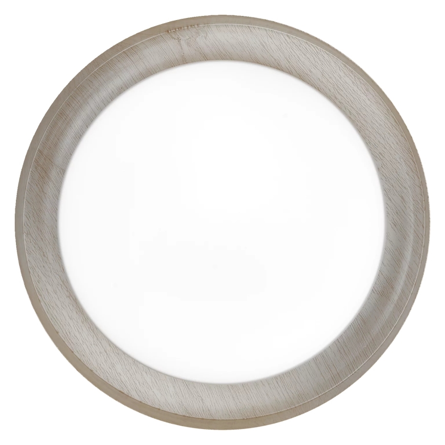 Osram - Stropna svetilka ORBIS MADRID 2xE27/10W/230V, premer 29 cm, lesni dekor