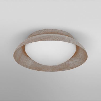 Osram - Stropna svetilka ORBIS MILAN 2xE27/10W/230V premer 30,5 cm lesni dekor