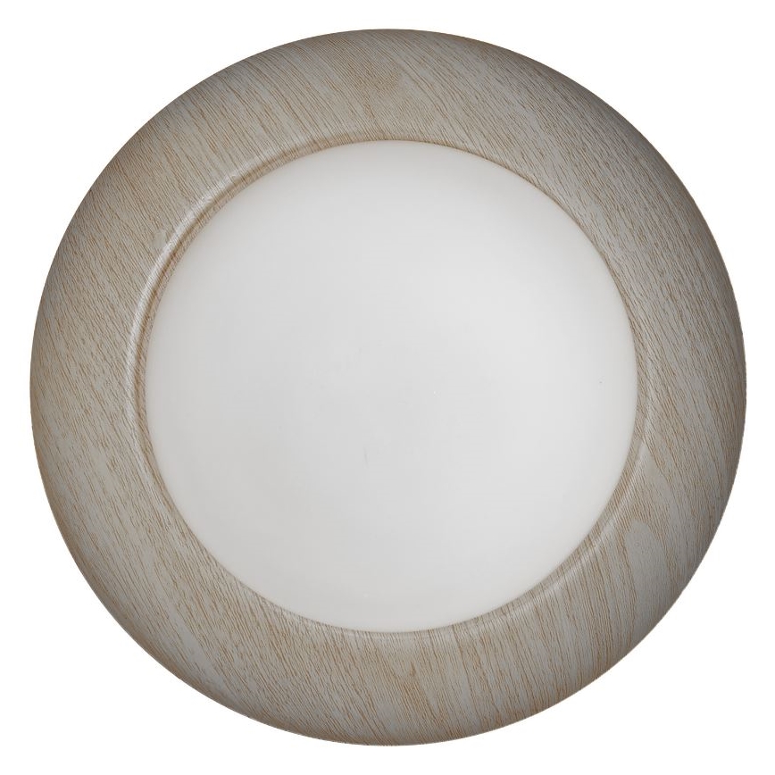 Osram - Stropna svetilka ORBIS MILAN 2xE27/10W/230V premer 30,5 cm lesni dekor