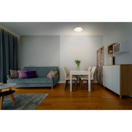 Osram - Stropna svetilka ORBIS MILAN 2×E27/10W/230V, premer 30,5 cm, rjava