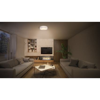 Osram - Stropna svetilka ORBIS PARIS 1xE27/25W/230V, premer 30 cm, bela