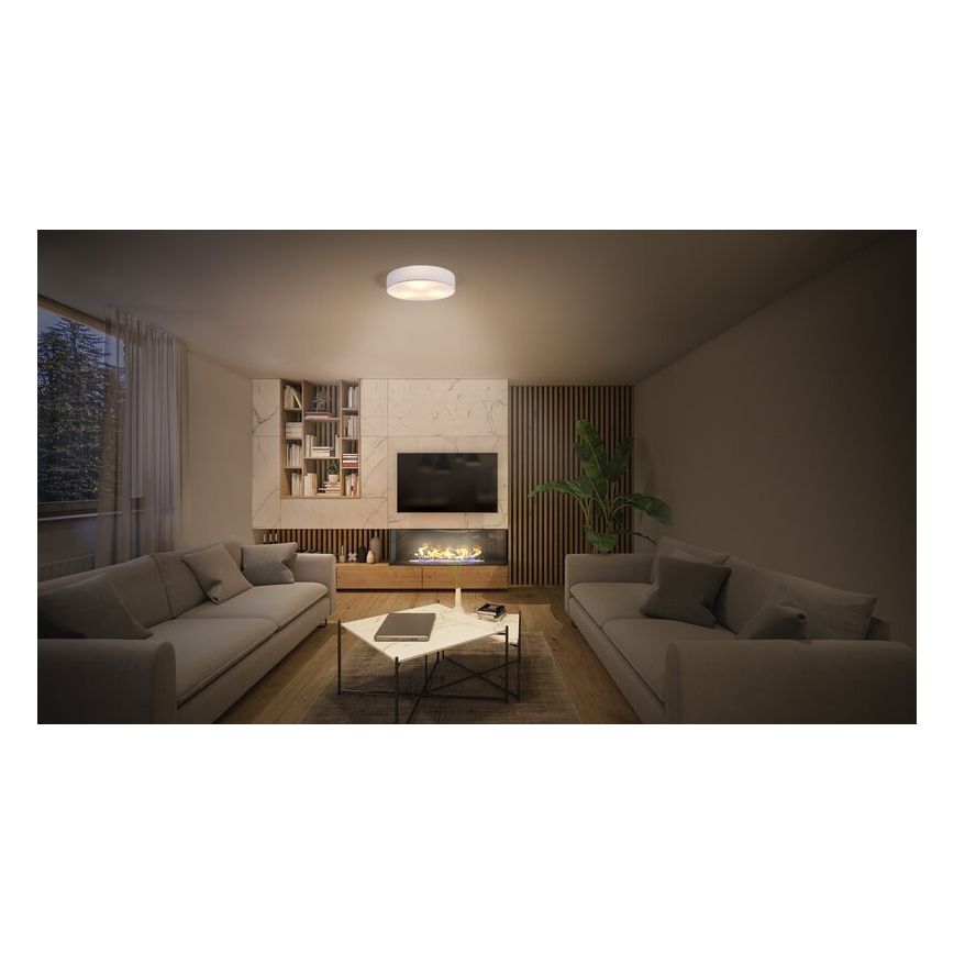 Osram - Stropna svetilka ORBIS PARIS 1xE27/25W/230V, premer 30 cm, bela