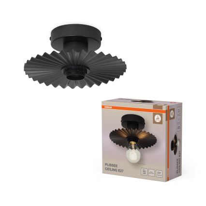 Osram - Stropna svetilka PLISSEE 1xE27/15W/230V premer 20 cm antracit