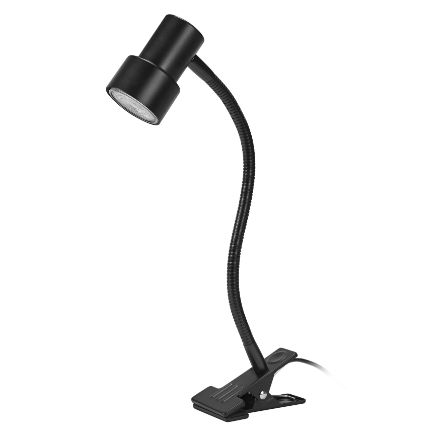 Osram - Svetilka s sponko CLIP STEP FLEX 1xGU10/5W/230V črna