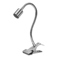 Osram - Svetilka s sponko CLIP TUBE FLEX 1xGU10/5W/230V matni krom