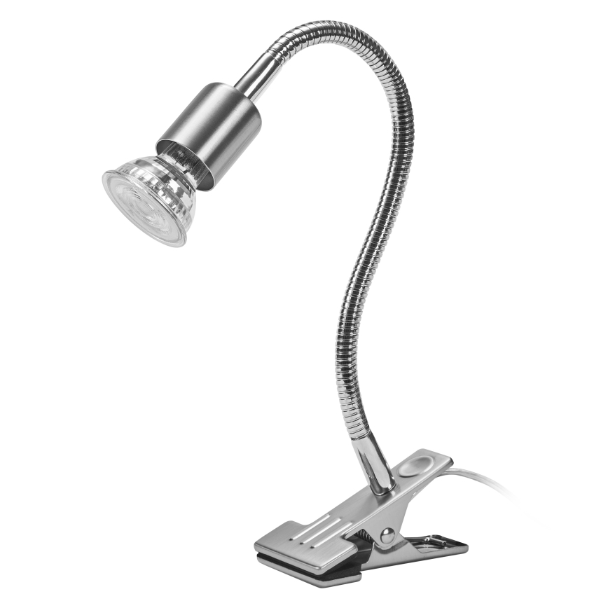 Osram - Svetilka s sponko CLIP TUBE FLEX 1xGU10/5W/230V matni krom
