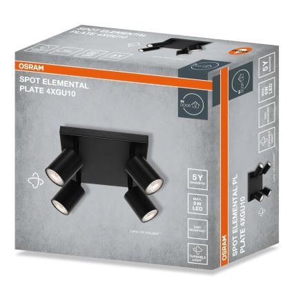 Osram - Točkovno svetilo ELEMENTAL 4xGU10/6W/230V