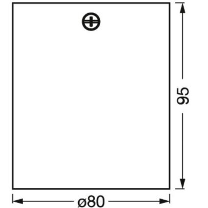 Osram - točkovno svetilo SPOT 1xGU10/7W/230V belo