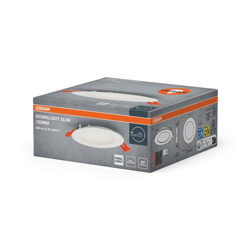 Osram - vgradna LED stropna svetilka SLIM LED/8W/230V 4000K
