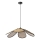 Osram - Viseča svetilka na kablu DECOR RATTAN 1xE27/15W/230V premer 69 cm bež/črna