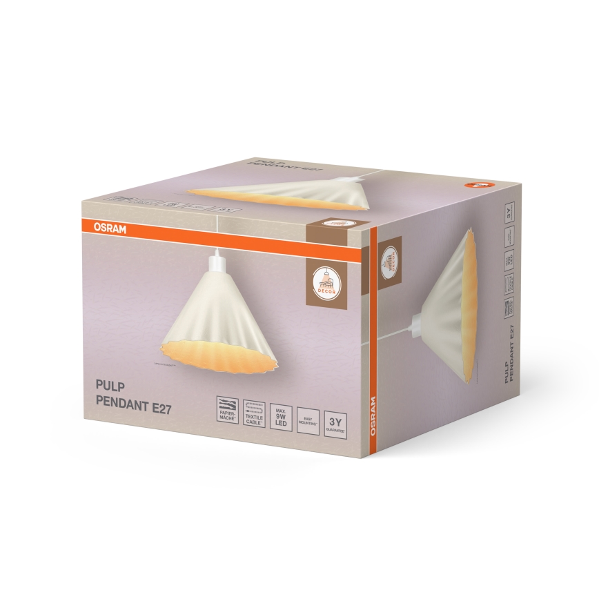 Osram - viseča svetilka PULP 1x E27/9W/230V, Ø 31 cm