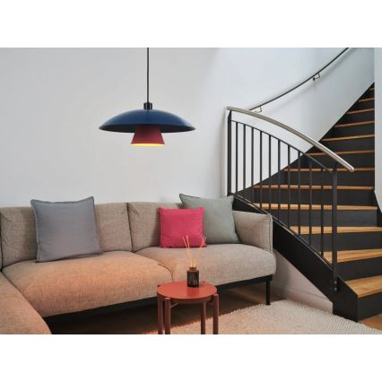 Osram - Viseči lestenec na kablu DECOR FLYING MUSHROOM 1xE27/25W/230V, premer 50 cm, modra