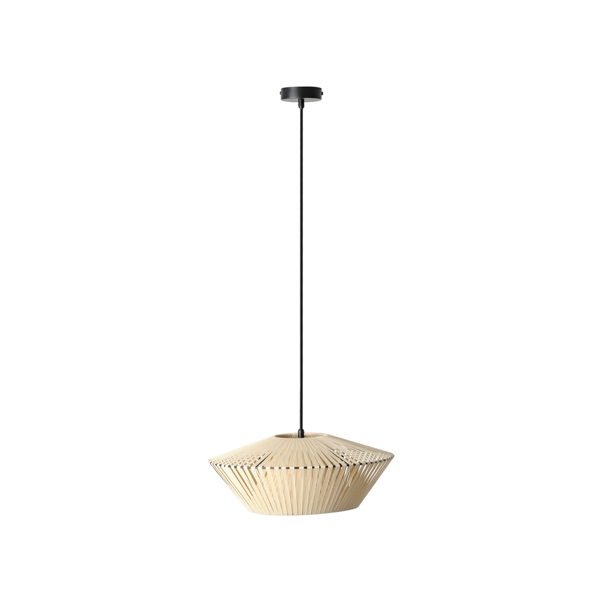 Osram - Viseči lestenec na lanku DECOR STRIPES 1xE27/10W/230V, premer 40,5 cm, bež